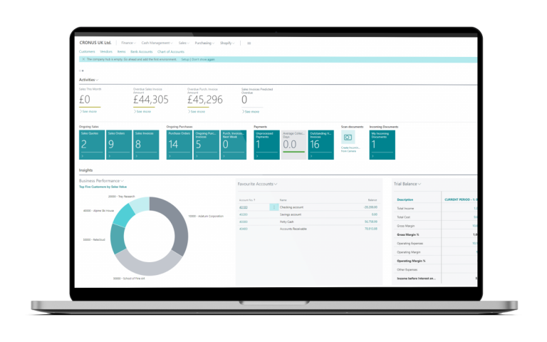 Microsoft Dynamics 365 Business Central Partner UK - Tecvia