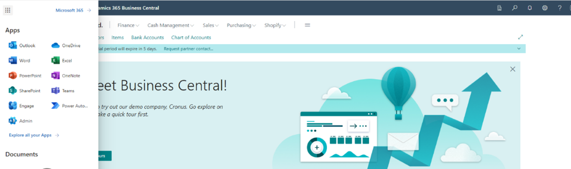 The Dynamics 365 Business Central User Interface